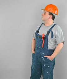 Electrician with cap