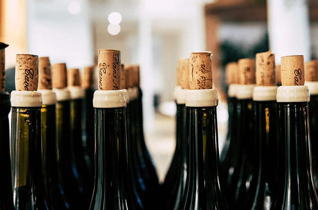 glass bottles
